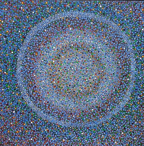 15. Agglomeration konzentrisch in blau